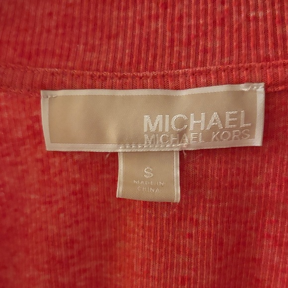 MICHAEL Michael Kors Coral Woman’s Cardigan Sz S Sleeve Buttons Biz Casual - Picture 2 of 7